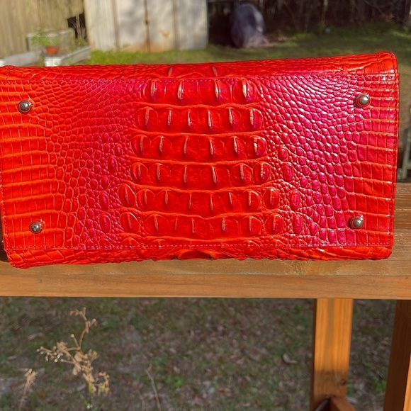 Brahmin Caroline in Flame Melbourne leather - Picture 5 of 10